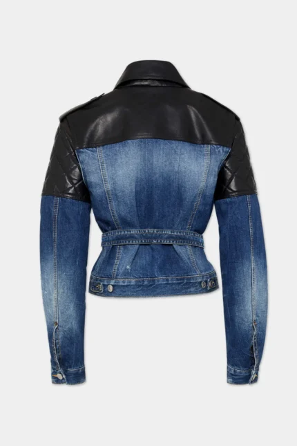 Dsquared2 Butch Denim Hybrid Jean Jacke Damen (4)