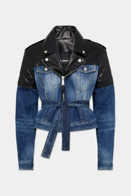 Dsquared2 Butch Denim Hybrid Jean Jacke Damen (5)