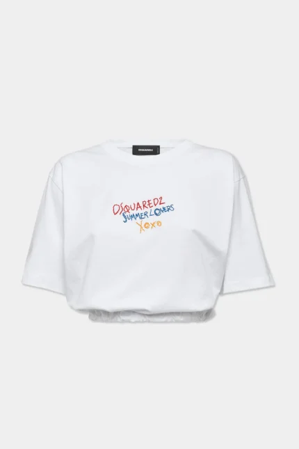 Dsquared2 Summer Lovers Loose Fit PoloT Shirt (10)